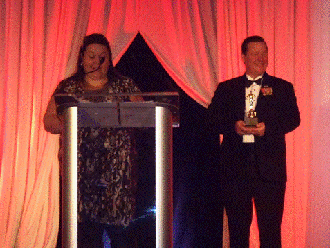 David Smith and Dawn Marflake Receive a 21st Century Award for the North Ridgeville Afterschool Program