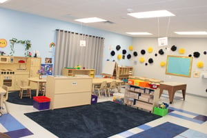 The classrooms at Horizon Education Centers are clean and bright.