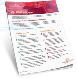 How to evaluate a childcare program checklist 
