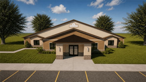 Rendering of Horizon's new center in Sandusky, Ohio, coming in September 2027